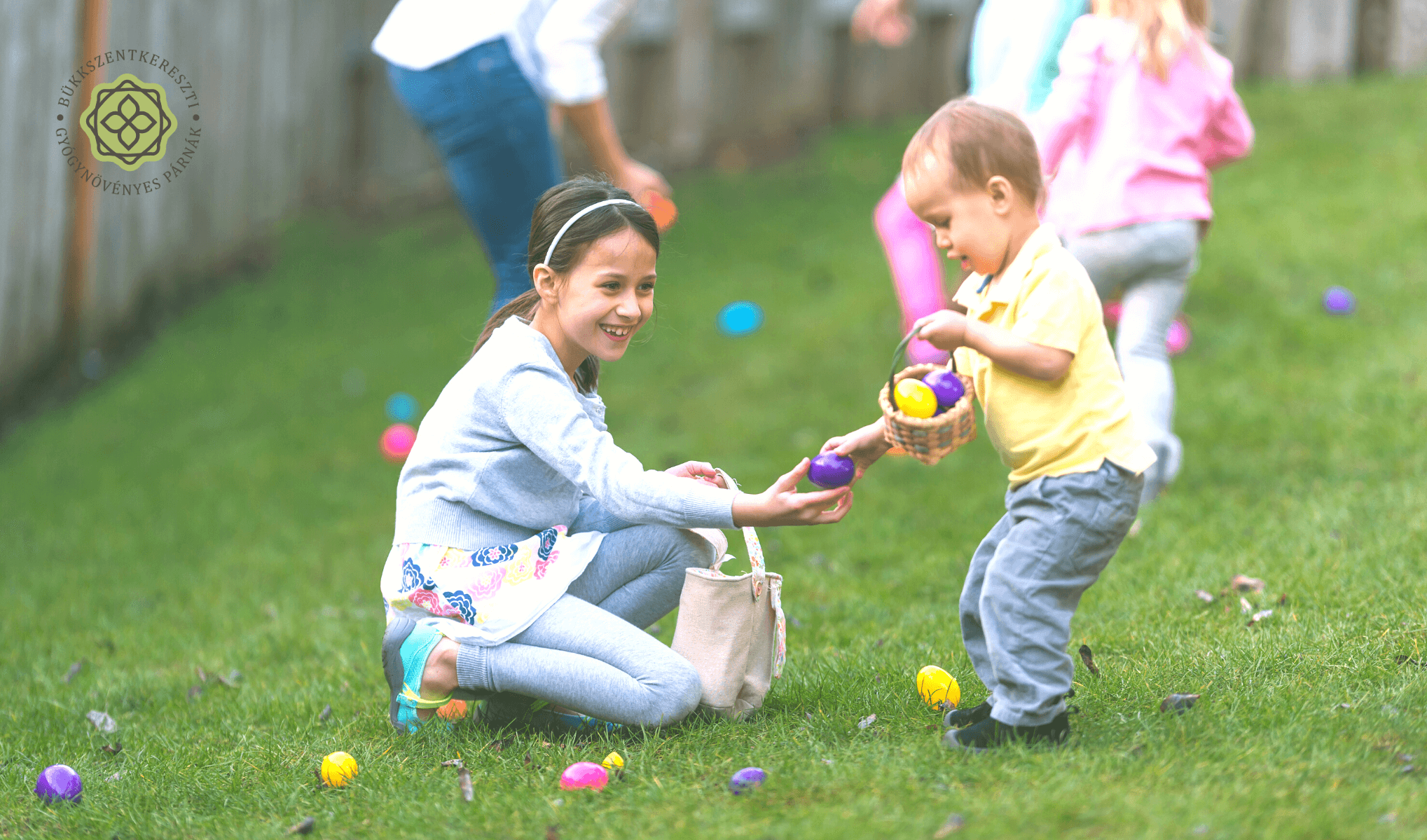 A tojáskeresés a gyerekek egyik kedvenc húsvéti programja.