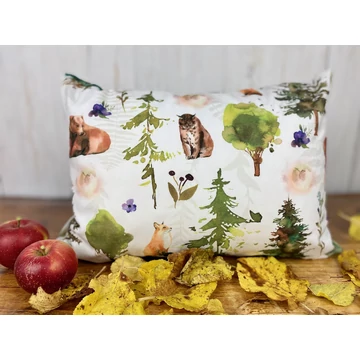 Erdö mintás faforgácsos kispárna