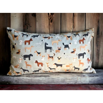 Kutya mintás gyógynövényes álom nagypárna