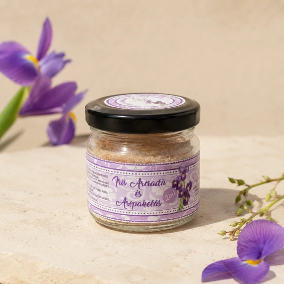 Írisz arcradír és arcpakolás — 50 g