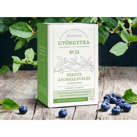 Fekete áfonyaleveles teakeverék 100g (epebarát cukortea)