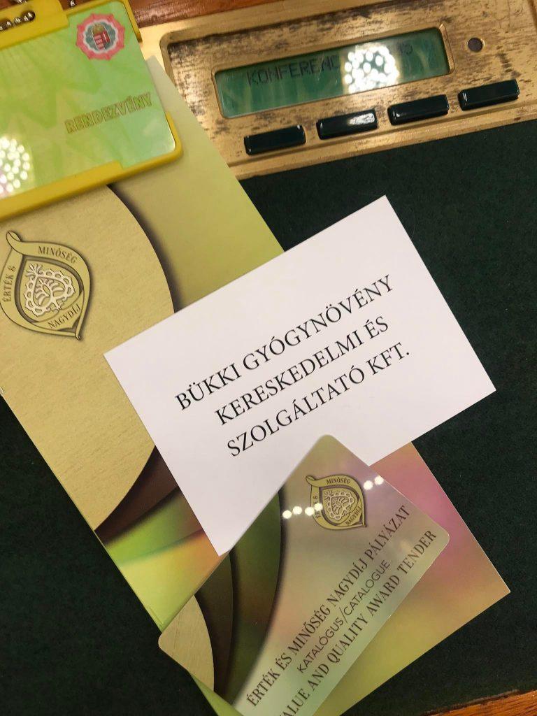 Vállalkozásunk díjazott lett